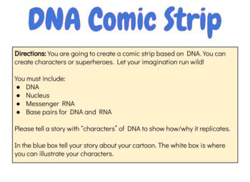 DNA Comic Strip by Exceptional Fun | TPT