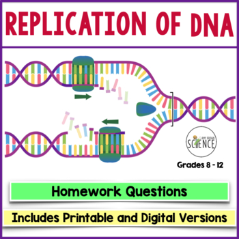 Preview of DNA Replication Homework
