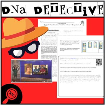 Preview of DNA Detective Lab | Apply DNA Structure & Function to Real Life