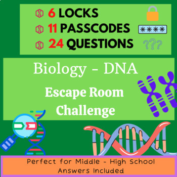 Preview of Biology - DNA - Escape Room Challenge