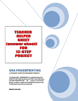 Preview of DNA and DNA FINGERPRINTING