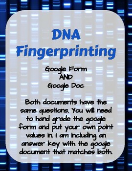 Preview of DNA Fingerprinting: An Interactive Online Mystery with Guide