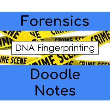 Preview of DNA Fingerprinting Doodle Notes