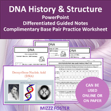 DNA History & Structure: PowerPoint, Guided Notes, Practic