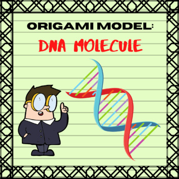 Preview of DNA MOLECULE ORIGAMI MODEL