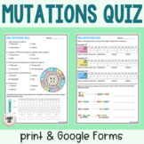 DNA Mutations Quiz