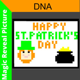 DNA Pixel Art Digital Worksheet - St Patrick's Day