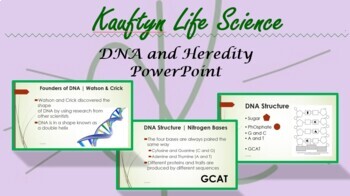 Preview of DNA PowerPoint and Notes