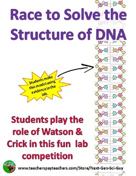 Preview of DNA Puzzle Lab: Race to Solve the Structure of DNA - NGSS: VIRTUAL FRIENDLY