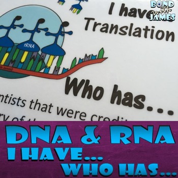 Preview of DNA & RNA Protein Synthesis (Transcription and Translation) I Have...Who Has...