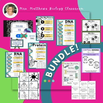 Preview of DNA, RNA, and Protein Synthesis (Biology Unit 9) - Week-Long Lesson BUNDLE