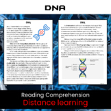 DNA Reading Comprehension and Questions | Google Form Quiz