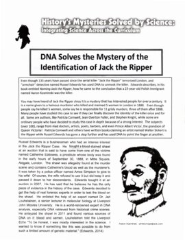 Preview of DNA Solves the Mystery of the Identification of Jack the Ripper