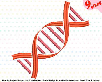 Preview of DNA Structure - Science - Designs for Embroidery Science Biology chemistry 194b