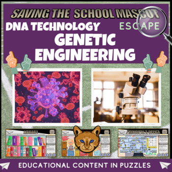 Preview of DNA Technology and Genetic Engineering Escape Room