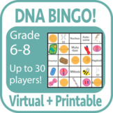 DNA and Cell Division- Virtual Bingo!
