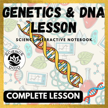 Preview of DNA and Genetics Notes, Activity and Slides Biology Lesson