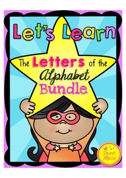Preview of D'Nealian Alphabet Letter Of The Week A to Z BUNDLE
