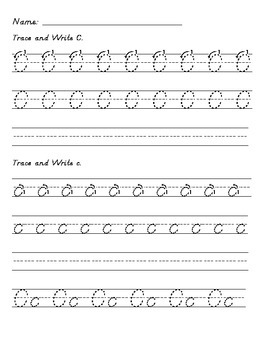 D'Nealian Handwriting Worksheets by Lauren Woods | TpT