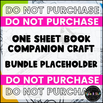 Preview of DO NOT PURCHASE: FUTURE Growing Bundle One Page Companions PLACEHOLDER
