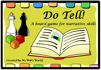 Preview of DO TELL! A Board Game For Narrative Skills
