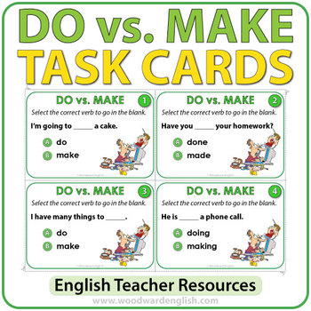 Do vs Make - What's the difference? - Test-English