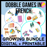DOBBLE FRENCH VOCABULARY GAMES | GROWING BUNDLE