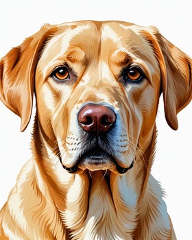Preview of DOG PORTRAITS CLIP-ART, High-Res Printable, Large variety of dog breeds x 30!
