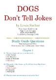 DOGS Don’t Tell Jokes by Louis Sachar; Multiple-Choice Stu
