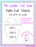 DOK Exit Tickets Math- 4th Grade