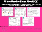 DOK Question Stems, Explanation, and Implementation Unit!