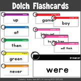 DOLCH SIGHT WORDS - Flashcards, Color-Coded