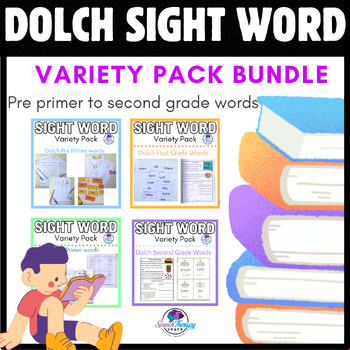Preview of DOLCH SIGHT WORDS VARIETY PACK [Pre primer, primer, first grade & second grade]