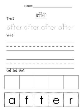 dolch sight word worksheet bundle by live laugh i love kindergarten