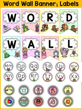 FAIRYTALE CLASS DECOR: DOLCH WORD WALL {PRE-PRIMER TO GRADE 3} by ...