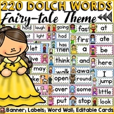 FAIRYTALE CLASS DECOR: DOLCH WORD WALL {PRE-PRIMER TO GRADE 3}