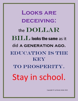 Preview of DOLLAR BILL AND EDUCATION