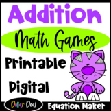 DOLLAR DEAL: Addition Facts Math Games for Facts to 20: Pr