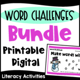 DOLLAR DEAL BUNDLE All Year Word Challenges & Word Search 