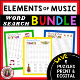 Music Word Search Puzzles - Elements of Music - DOLLAR DEA