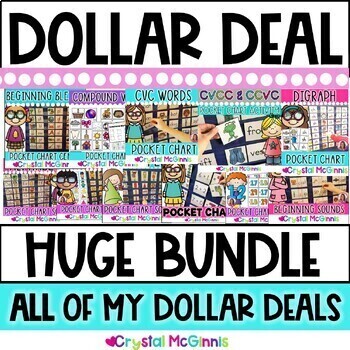 Preview of DOLLAR DEAL COMPLETE BUNDLE | ALL OF MY DOLLAR DEALS