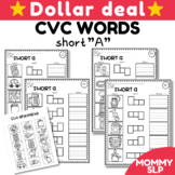 DOLLAR DEAL CVC worksheets - Short A