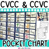 DOLLAR DEAL | CVCC and CCVC Words Pocket Chart Sorting Cen