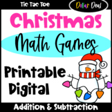 DOLLAR DEAL: Christmas Math Games Addition & Subtraction F
