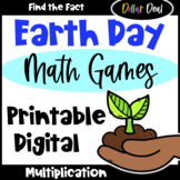 DOLLAR DEAL Earth Day Math Games for Multiplication Facts 