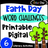 DOLLAR DEAL - Fun Earth Day Word Challenges Activities & E