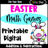 DOLLAR DEAL: Fun Easter Math Games Addition & Subtraction 