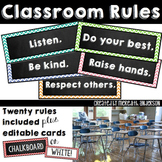 Editable Classroom Rules