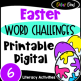 DOLLAR DEAL - Fun Easter Word Challenges Activities w/ Eas