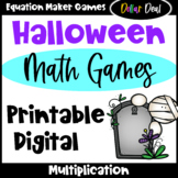 DOLLAR DEAL: Fun Halloween Math Games Multiplication Facts